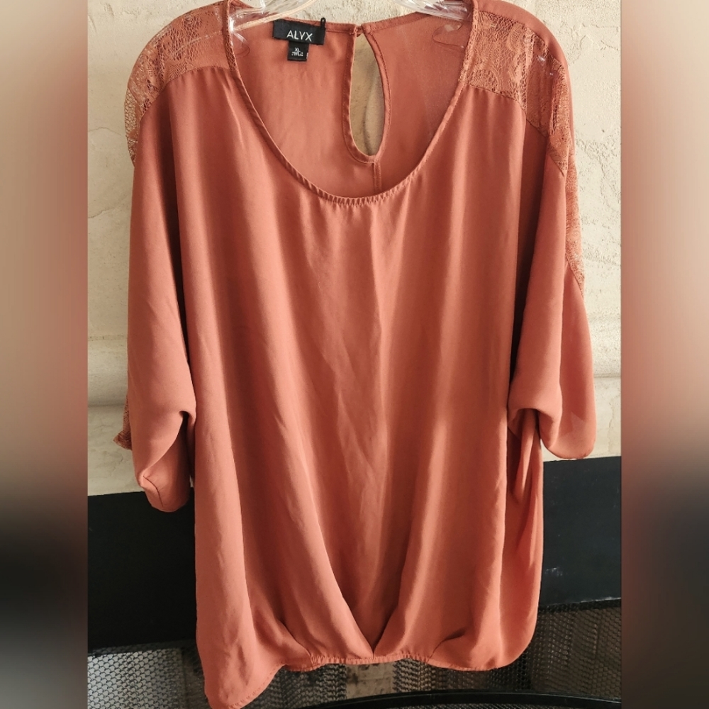 Burnt Orange ALYX top, size XL